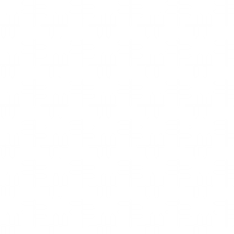 Seamless White Road Signs Pattern on Transparent Background