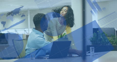 Animated Data Visualization in Modern Office Environment