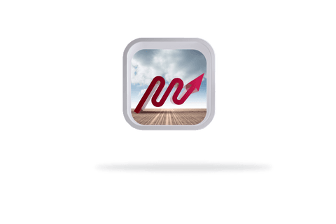red arrow rising on transparent abstract screen icon - Download Free Stock Videos Pikwizard.com