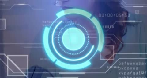 Advanced Digital Health Interface with Futuristic Medical Scanning