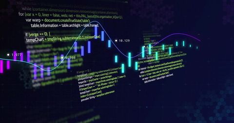 Futuristic Financial Data Analysis and Coding Visualization - Download Free Stock Images Pikwizard.com