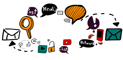 Transparent Social Media Icon Collection in Vibrant Colors - Download Free Stock Videos Pikwizard.com