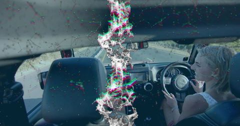 Mixed reality driving experience on scenic rural road