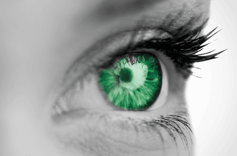 close-up of vibrant green eye on transparent background - Download Free Stock Videos Pikwizard.com