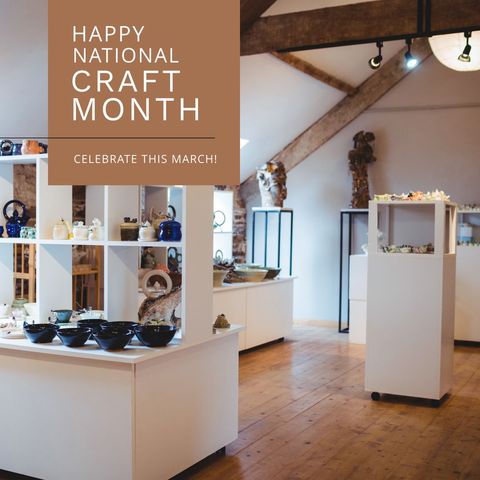 national craft month celebration in decorative pottery workshop - Download Free Stock Templates Pikwizard.com