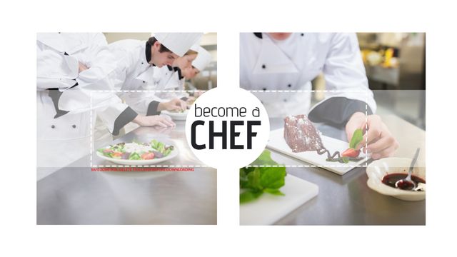 Chefs Practicing Culinary Skills in Professional Kitchen - Download Free Stock Templates Pikwizard.com