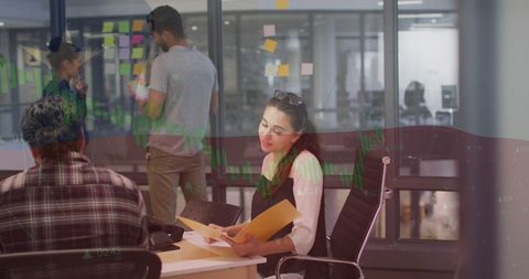 Financial Data Projection in Collaborative Office Environment