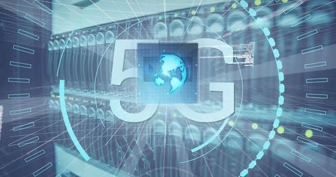 5g digital network concept with global interface overlay - Download Free Stock Images Pikwizard.com