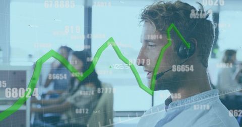 Financial Analyst with Virtual Graph Overlay in Office