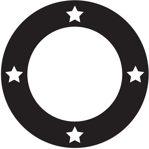 Circular Emblem with Stars on Transparent Background for Designs - Download Free Stock Videos Pikwizard.com