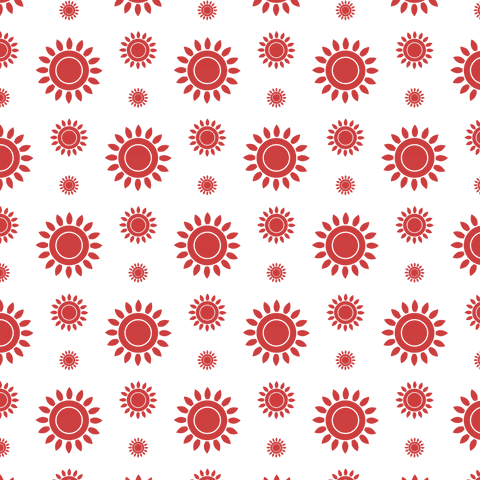 Seamless Red Flower Pattern on Transparent Background - Download Free Stock Videos Pikwizard.com