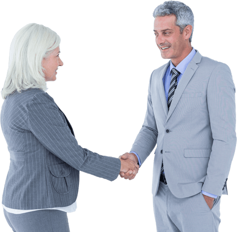 confident professionals shaking hands transparent background - Download Free Stock Videos Pikwizard.com