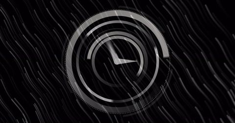 Futuristic Digital Interface with Floating Lights