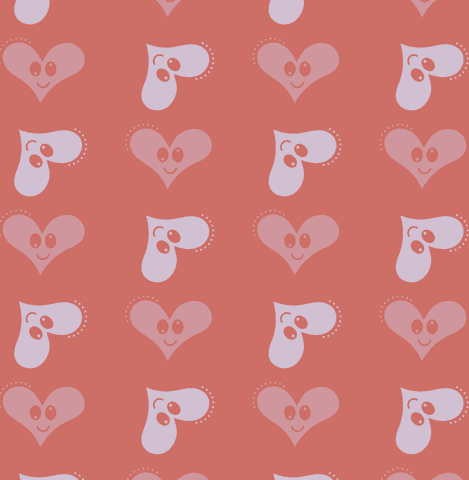 transparent valentines pink heart pattern with smiling faces - Download Free Stock Videos Pikwizard.com
