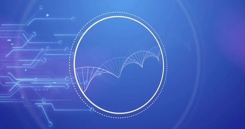 Innovative DNA Code Technology and Data Network Interface - Download Free Stock Images Pikwizard.com