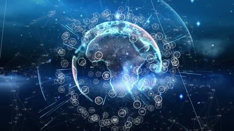 Executives Utilizing Digital Technology and Global Connectivity