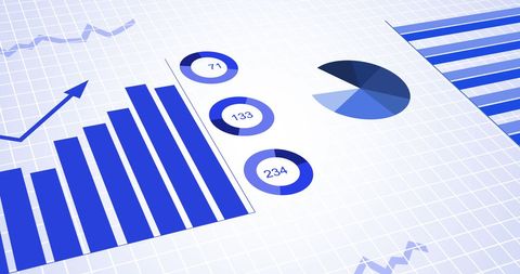 Data Visualization: Charts and Graphs for Financial Analysis - Download Free Stock Images Pikwizard.com