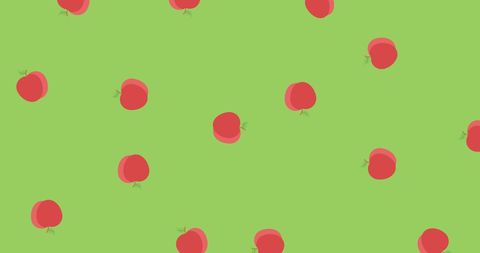 Rotating Red Apples on Green Background Seamless Loop - Download Free Stock Images Pikwizard.com