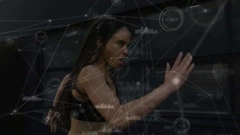 Dynamic Fitness and Technology Integration Wireframe