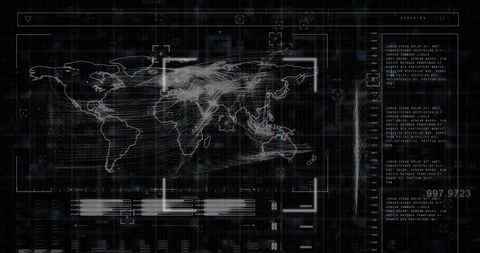 Digital Dashboard with Global Data Analytics Interface - Download Free Stock Images Pikwizard.com