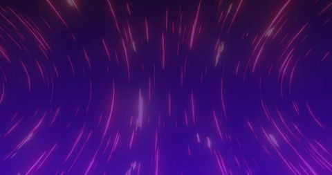 Colorful digital light trails on dark background