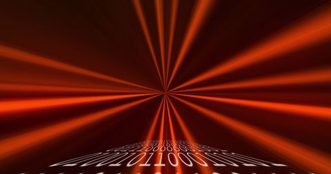 cyber technology concept with glowing qr code and binary code - Download Free Stock Images Pikwizard.com