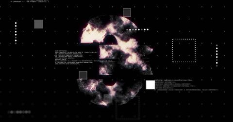 Abstract Digital Globe with Data Information Overlays - Download Free Stock Images Pikwizard.com