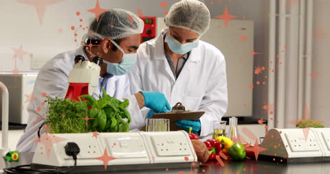 Scientists Analyzing Laboratory Samples for Research