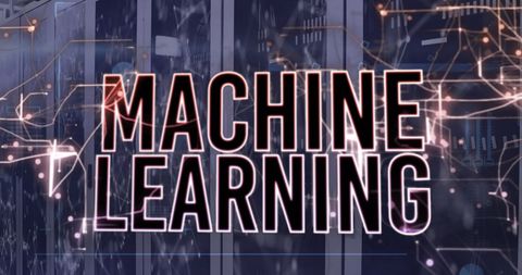 Digital Machine Learning Concept Overlay on Server Racks - Download Free Stock Images Pikwizard.com