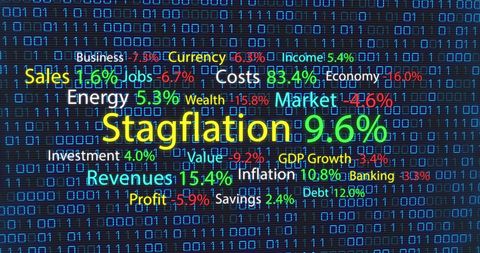 Visualizing Stagflation Impact with Financial Data - Download Free Stock Images Pikwizard.com