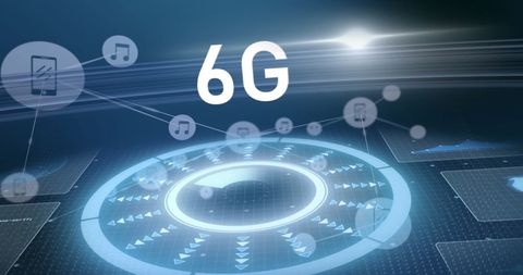 Futuristic 6G Network and Global Digital Connectivity - Download Free Stock Images Pikwizard.com