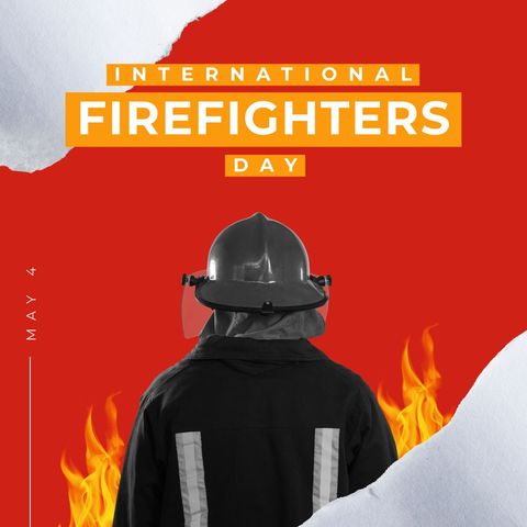 international firefighters day celebration banner - Download Free Stock Templates Pikwizard.com