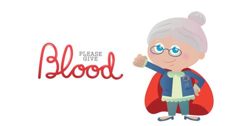 Superhero Woman Encouraging Blood Donation with Text - Download Free Stock Images Pikwizard.com