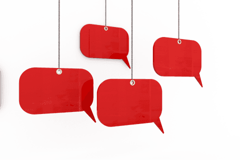 transparent red speech bubbles hanging design - Download Free Stock Videos Pikwizard.com
