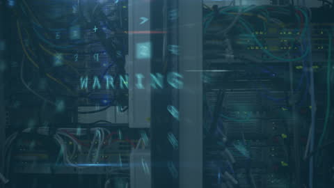 Cyber Attack Notification Over Data Servers Digitally Enhanced