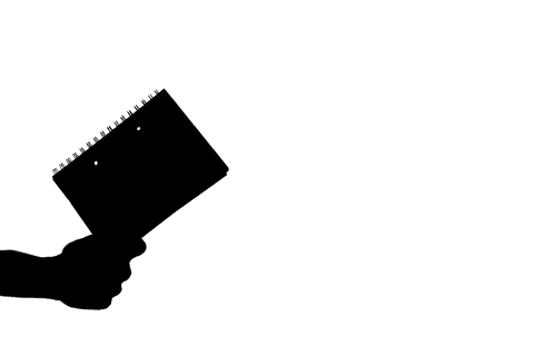 Transparent hand holding laptop icon vector illustration