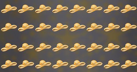 Pattern of Golden Hourglass Leaves on Dark Background - Download Free Stock Images Pikwizard.com
