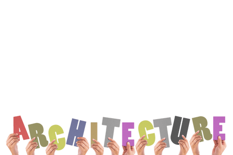 hands holding architecture letters on transparent background - Download Free Stock Videos Pikwizard.com
