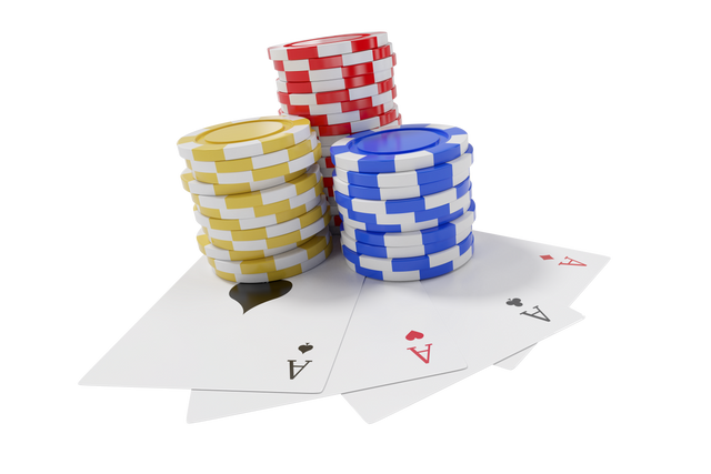 Transparent Image of Casino Chips on Playing Cards for Gambling Concept - Download Free Stock Videos Pikwizard.com