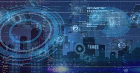 Futuristic Data Processing and Analysis Technology - Download Free Stock Images Pikwizard.com