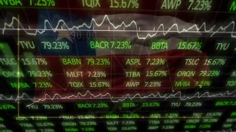 Rising and Falling Stock Market Dynamics with Digital Tickers