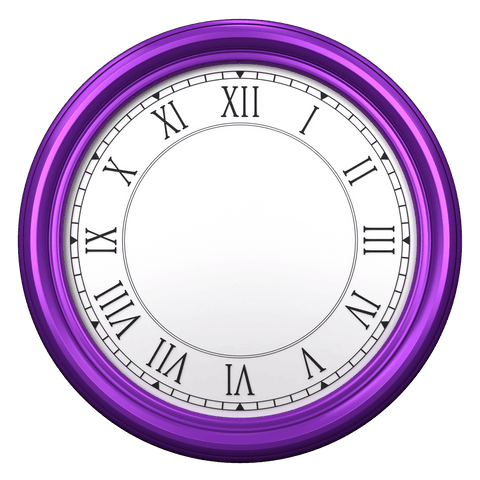 Antique Style Wall Clock with Roman Numerals on Transparent Background - Download Free Stock Videos Pikwizard.com