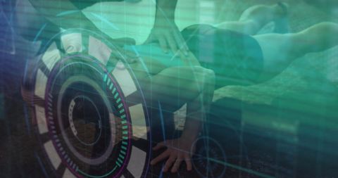 Futuristic Sports Training with Virtual Health Scanner Imagery - Download Free Stock Images Pikwizard.com