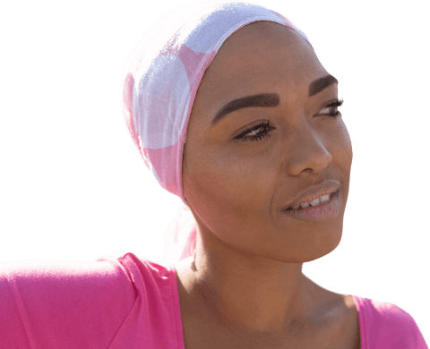 woman in pink headscarf with thoughtful expression transparent background - Download Free Stock Videos Pikwizard.com