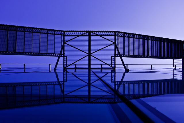 Abstract Blue Architectural Reflection in Glass Building - Download Free Stock Photos Pikwizard.com