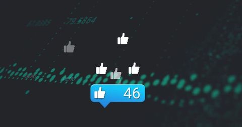 Digital Thumbs-Up Analytics Interface