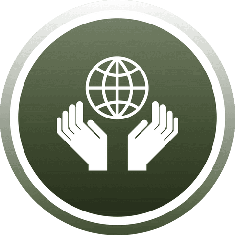 digital hands holding globe icon on transparent background - Download Free Stock Videos Pikwizard.com