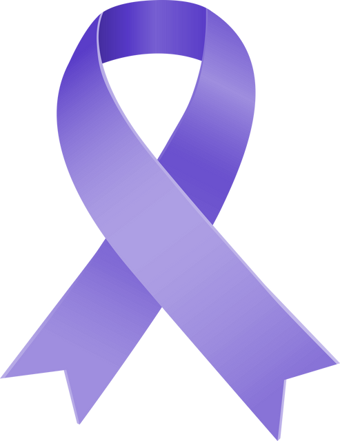 Purple Cancer Awareness Ribbon Illustration on Transparent Background - Download Free Stock Videos Pikwizard.com