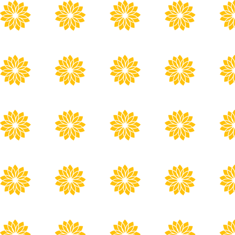 Yellow Floral Pattern on Transparent Background Repeat Seamlessly - Download Free Stock Videos Pikwizard.com