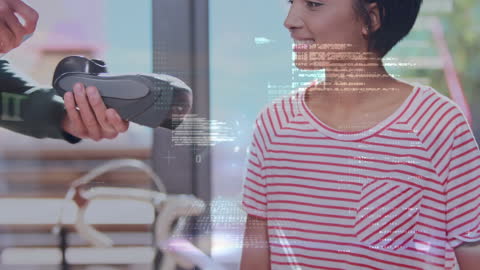 Digital Interface Animation During Electronic Payment with Consumer